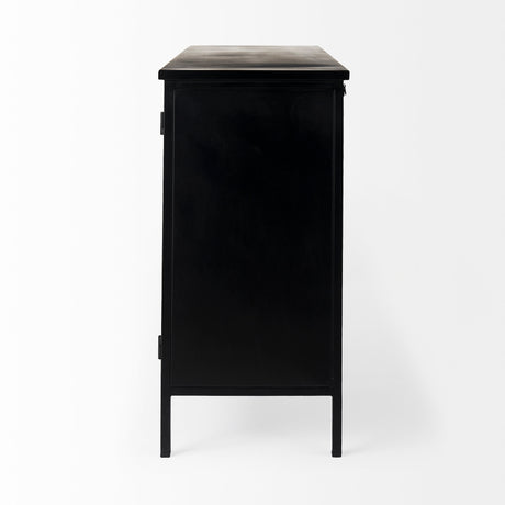 Aurelia Two Door Glass Cabinet from Mercana - Luna Furniture