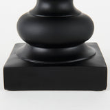 Murray 6.0L x 4.5W x 13.0H Black Painted Resin Fox in a Suit Bust from Mercana - Luna Furniture