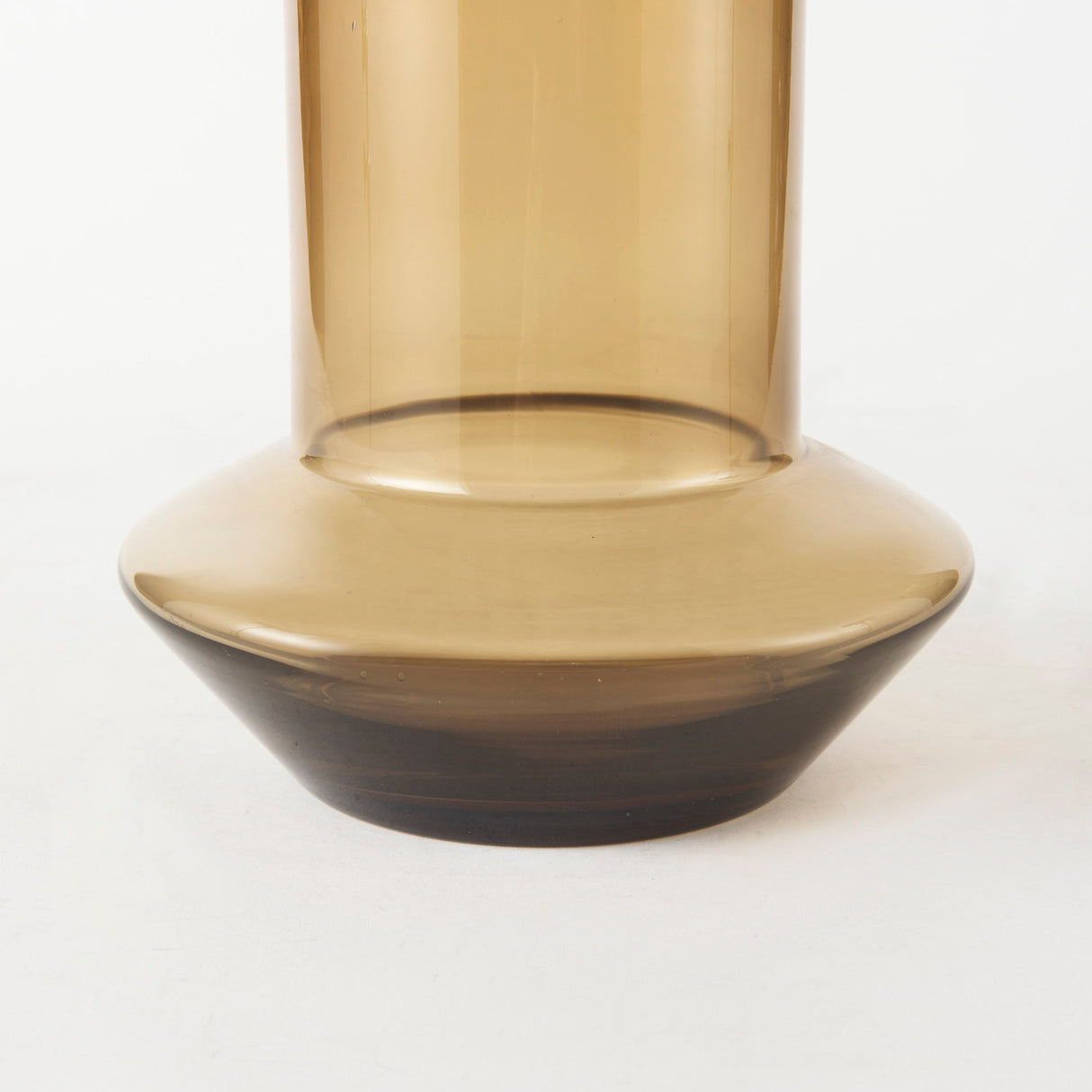 Amrita 8.3L x 8.3W x 9.7H Golden Brown Glass Vase from Mercana - Luna Furniture