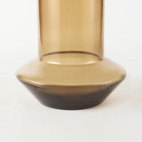 Amrita 8.3L x 8.3W x 9.7H Golden Brown Glass Vase from Mercana - Luna Furniture