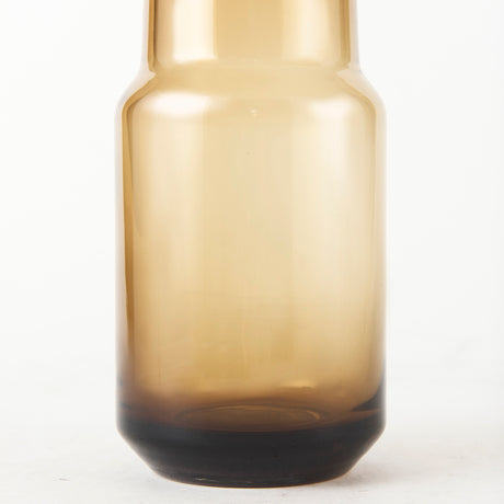 Amrita 4.1L x 4.1W x 11.9H Golden Brown Glass Vase from Mercana - Luna Furniture