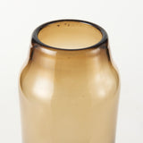 Amrita 4.8L x 4.8W x 16.0H Golden Brown Glass Vase from Mercana - Luna Furniture