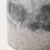 Squally 6.0L x 6.0W x 6.4H Black/Brown Glass Ombre Textured Small Vase from Mercana - Luna Furniture