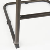 Berbick 43" Total Height Black Leather w/ Iron Frame Bar Stool from Mercana - Luna Furniture