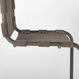 Berbick 43" Total Height Brown/Gray Suede w/ Iron Frame Bar Stool from Mercana - Luna Furniture