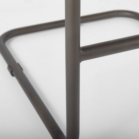 Berbick 43" Total Height Brown/Gray Suede w/ Iron Frame Bar Stool from Mercana - Luna Furniture