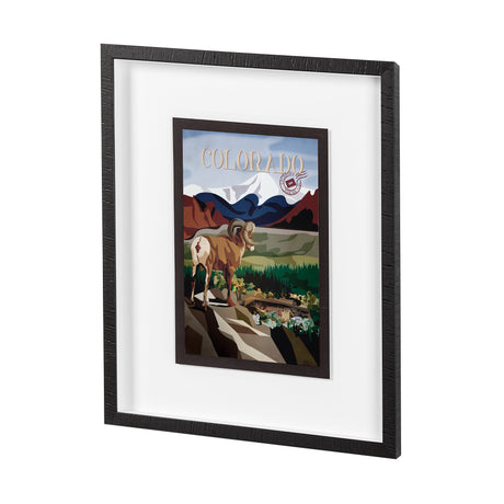 Colorado Go USA (M) by Mercana Studio a Framed Art Print Matted under Glass from Mercana - Luna Furniture