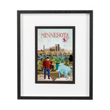 Minnesota Go USA (M) by Mercana Studio a Framed Art Print Matted under Glass from Mercana - Luna Furniture