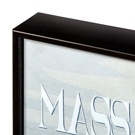 Massachusetts Go USA (SM) by Mercana Studio a Hand Embellished Decograph Framed Art Print from Mercana - Luna Furniture