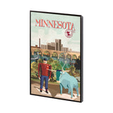 Minnesota Go USA (SM) by Mercana Studio a Hand Embellished Decograph Framed Art Print from Mercana - Luna Furniture