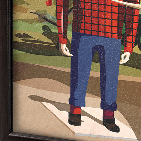 Minnesota Go USA (SM) by Mercana Studio a Hand Embellished Decograph Framed Art Print from Mercana - Luna Furniture