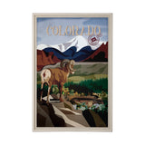Colorado Go USA (XL) by Mercana Studio a Hand Embellished Decograph Framed Art Print under Glass from Mercana - Luna Furniture
