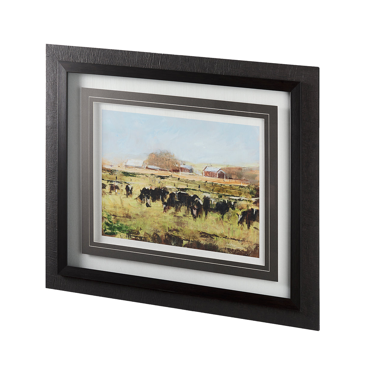 Out to Pasture II by Ethan Harper a Framed Art Print Matted under Glass from Mercana - Luna Furniture