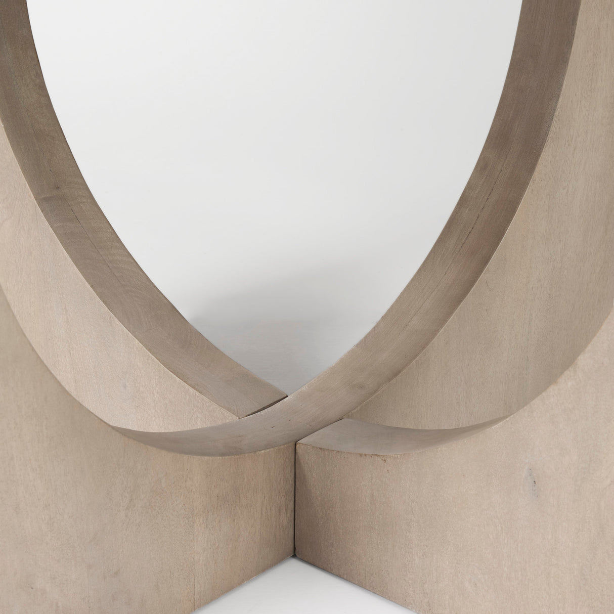 Liesl 54.L x 54.0W x 30.0H Barely Gray Finished Wood W/ Circular Top Dining Table from Mercana - Luna Furniture