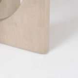 Liesl 54.L x 54.0W x 30.0H Barely Gray Finished Wood W/ Circular Top Dining Table from Mercana - Luna Furniture