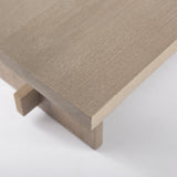 Aida 84L Light Gray Wood Dining Table from Mercana - Luna Furniture
