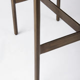 Millie 16.75 X 17.75 X 26.25 Hair-on-hide Seat W/ Gold Metal Frame Counter Stool from Mercana - Luna Furniture
