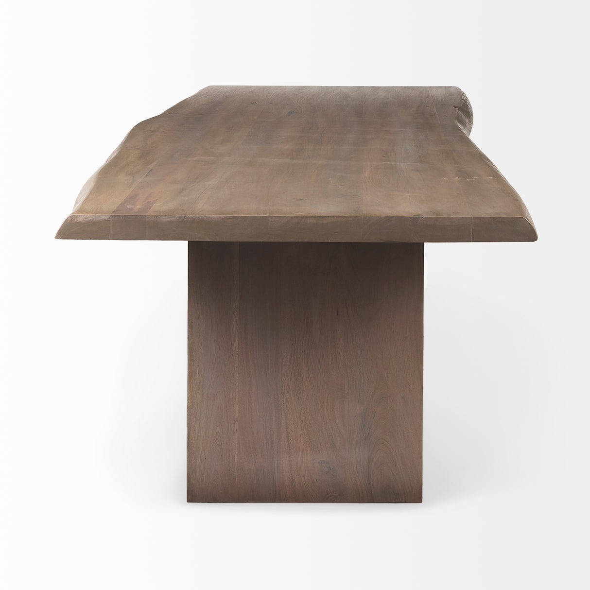 Konstantin 94.0 x 40.0 x 30.0 Medium Brown Wood W/ Live Edge Rectangular Dining Table from Mercana - Luna Furniture