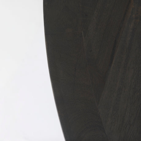Liesl 54.L x 54.0W x 30.0H Black Wood W/ Circular Top Dining Table from Mercana - Luna Furniture