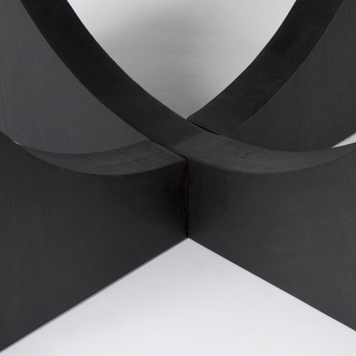 Liesl 54.L x 54.0W x 30.0H Black Wood W/ Circular Top Dining Table from Mercana - Luna Furniture