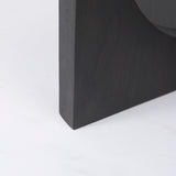 Liesl 54.L x 54.0W x 30.0H Black Wood W/ Circular Top Dining Table from Mercana - Luna Furniture
