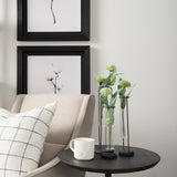 Beeker Set Of Three Black Metal Test Tube Style Vases from Mercana - Luna Furniture
