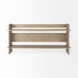 Aida Light Gray Wood Console Table from Mercana - Luna Furniture