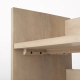 Aida Light Brown Wood Console Table from Mercana - Luna Furniture
