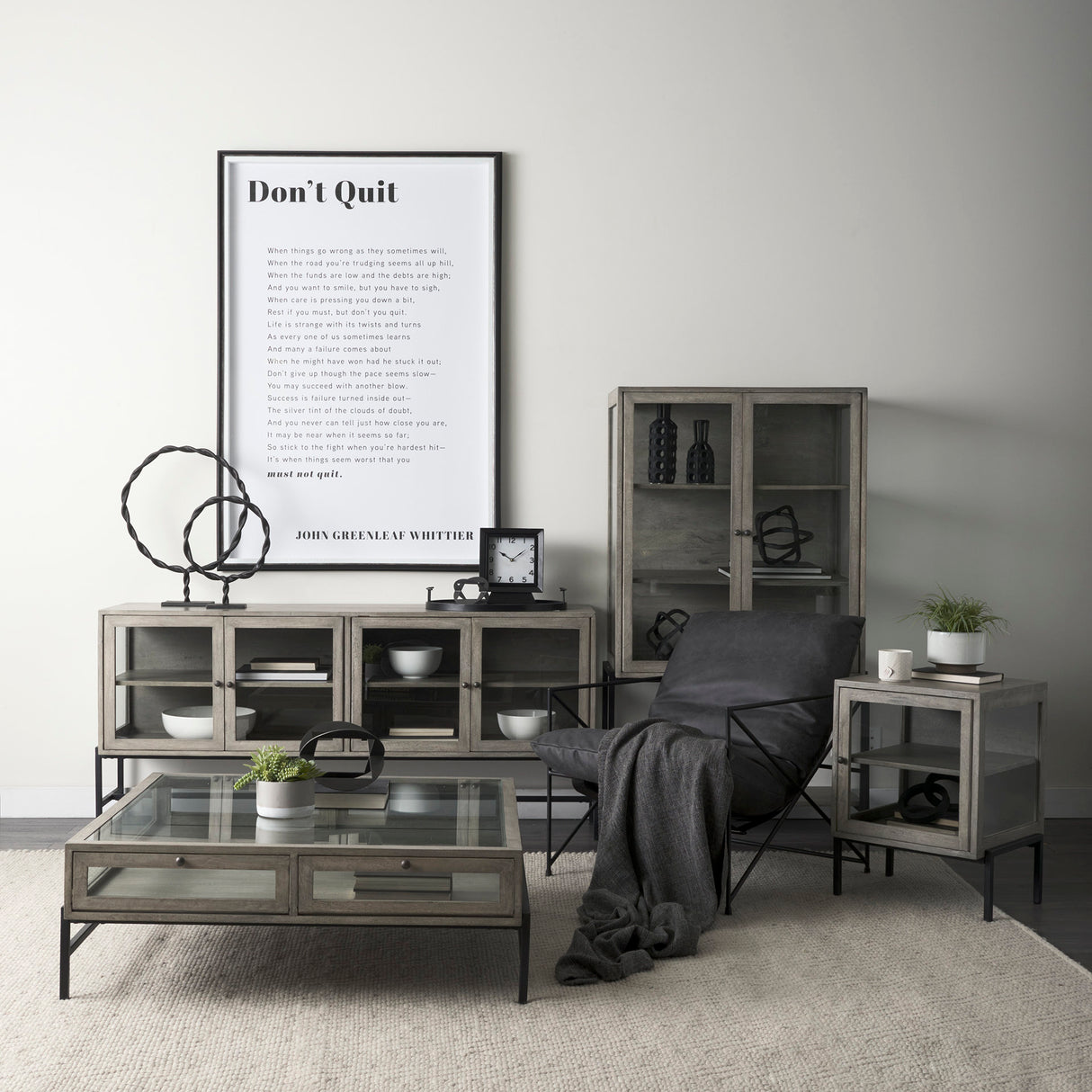 Rizwan (Small) Black Aluminum Braided Circular Object from Mercana - Luna Furniture