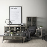 Rizwan (Small) Black Aluminum Braided Circular Object from Mercana - Luna Furniture