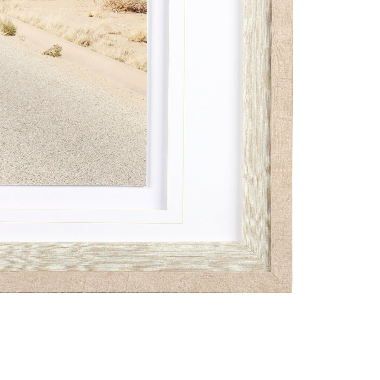 Desert Road by Irene Suchocki a Hand Embellished Textured Framed Art Photograph Matted under Glass from Mercana - Luna Furniture