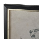 Polo Player I by Mercana Studio a Hand Embellished Textured Framed Art Print Matted under Glass from Mercana - Luna Furniture
