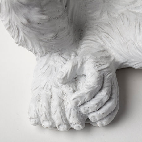 Simia (12"H) White Resin Playful Monkey Table Lamp from Mercana - Luna Furniture