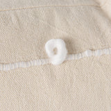 Erica 13 x 21 Cream With White Detail Decorative Pillow Cover from Mercana - Luna Furniture