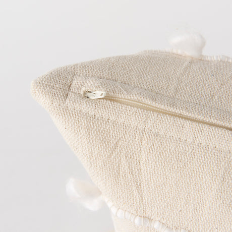 Erica 13 x 21 Cream With White Detail Decorative Pillow Cover from Mercana - Luna Furniture