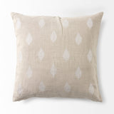 Enya 18L x 18W Beige and Cream Fabric Patterned Decorative Pillow Cover from Mercana - Luna Furniture
