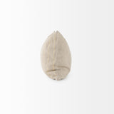Danika 13.0L x 21.0W x 0.2H Beige and Gold Fabric Decorative Pillow Cover from Mercana - Luna Furniture