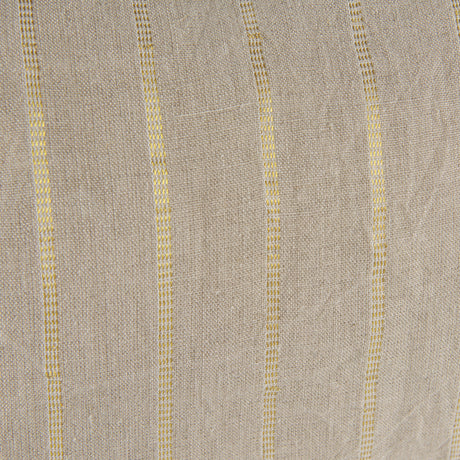 Danika 13.0L x 21.0W x 0.2H Beige and Gold Fabric Decorative Pillow Cover from Mercana - Luna Furniture