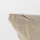 Danika 13.0L x 21.0W x 0.2H Beige and Gold Fabric Decorative Pillow Cover from Mercana - Luna Furniture