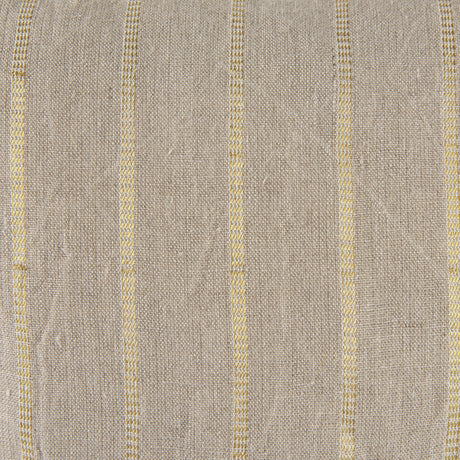 Danika 18 x 18 Beige and Gold Fabric Decorative Pillow Cover from Mercana - Luna Furniture