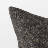 Isolde 14L x 26W Beige and Black Fabric Color Blocked Decorative Pillow Cover from Mercana - Luna Furniture