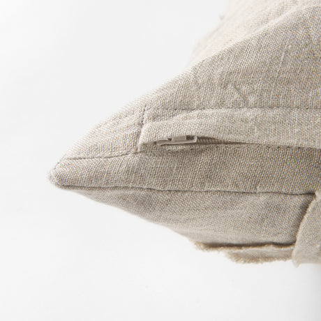 Ivivva 14L x 26W Beige Fabric Textured Decorative Pillow Cover from Mercana - Luna Furniture