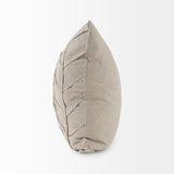 Ivivva 20L x 20W Beige Fabric Textured Decorative Pillow Cover from Mercana - Luna Furniture