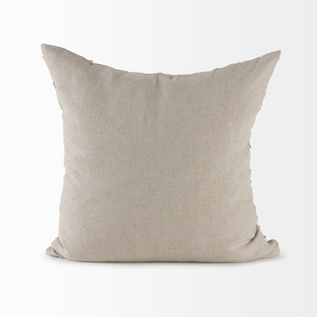 Ivivva 20L x 20W Beige Fabric Textured Decorative Pillow Cover from Mercana - Luna Furniture