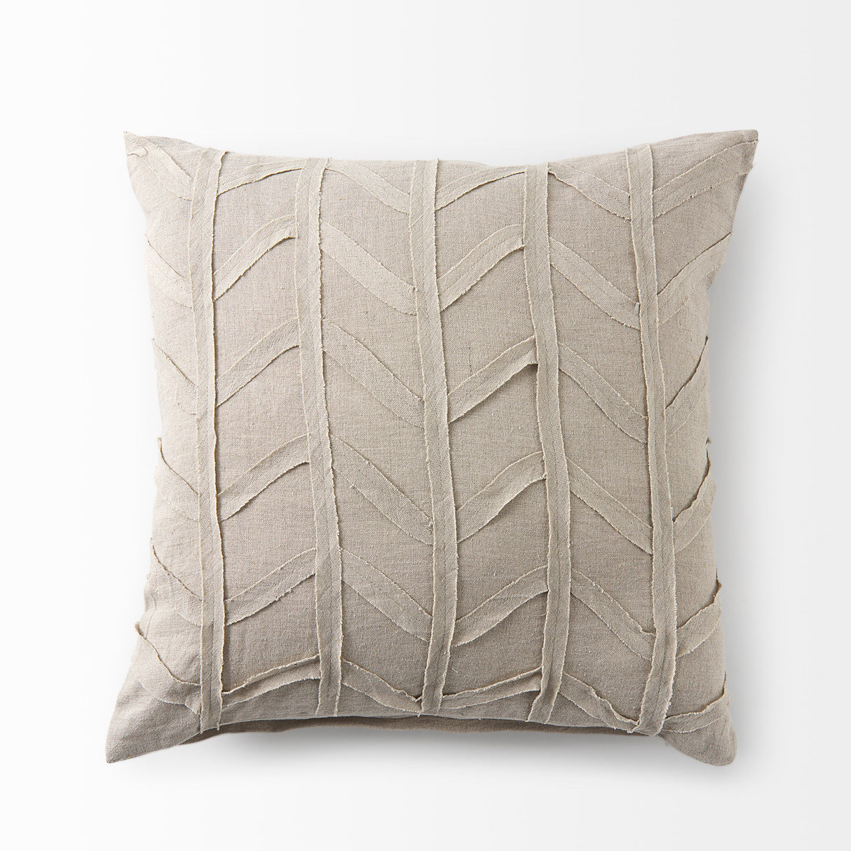 Ivivva 20L x 20W Beige Fabric Textured Decorative Pillow Cover from Mercana - Luna Furniture