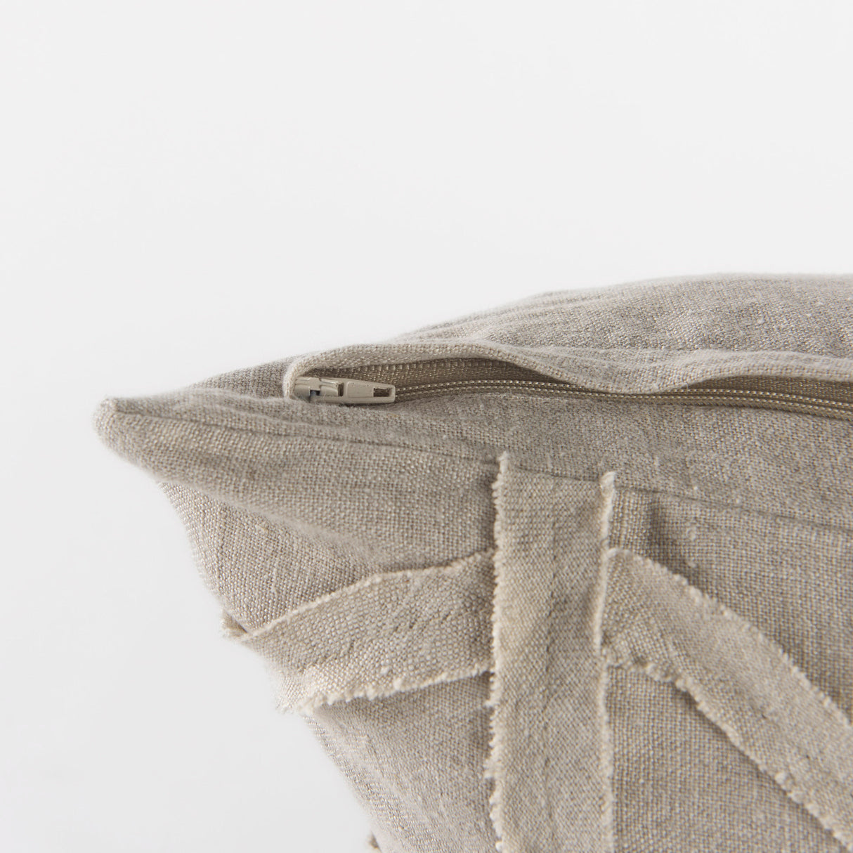 Ivivva 20L x 20W Beige Fabric Textured Decorative Pillow Cover from Mercana - Luna Furniture