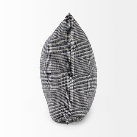 Ramone 20 x 20 Black and White Fabric Decorative Pillow Cover from Mercana - Luna Furniture