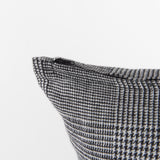 Ramone 20 x 20 Black and White Fabric Decorative Pillow Cover from Mercana - Luna Furniture