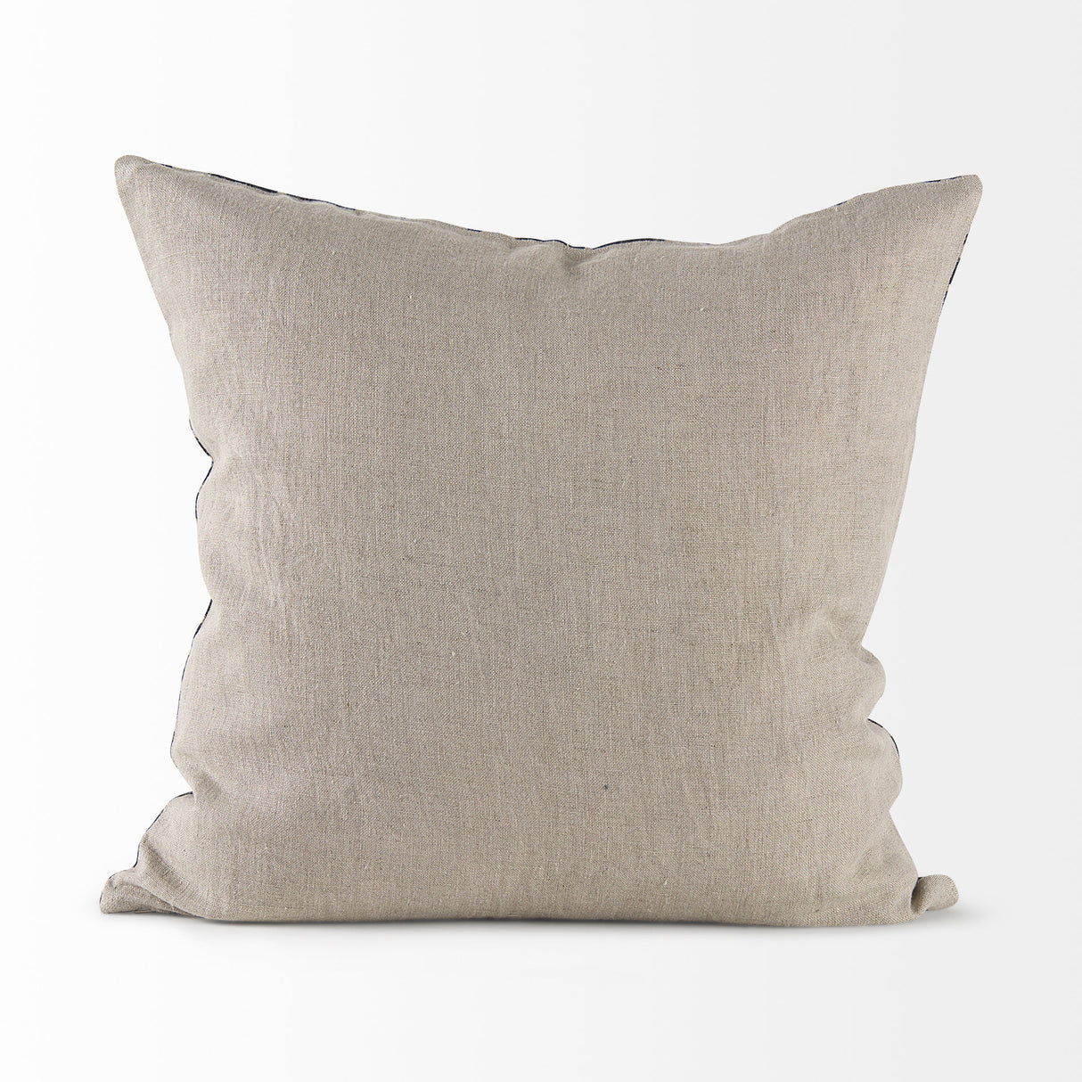 Miriam 18L x 18W Beige and Black Fabric Patterned Decorative Pillow Cover from Mercana - Luna Furniture