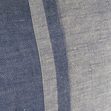 Aubrielle 20L x 20W Gray and Blue Fabric Color Blocked Decorative Pillow Cover from Mercana - Luna Furniture